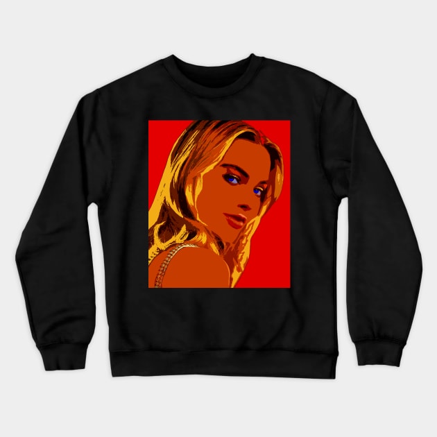 margot robbie Crewneck Sweatshirt by oryan80